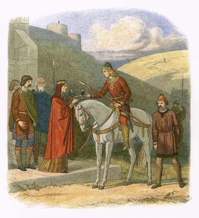 Edward in Corfe ermordet von James William Edmund Doyle