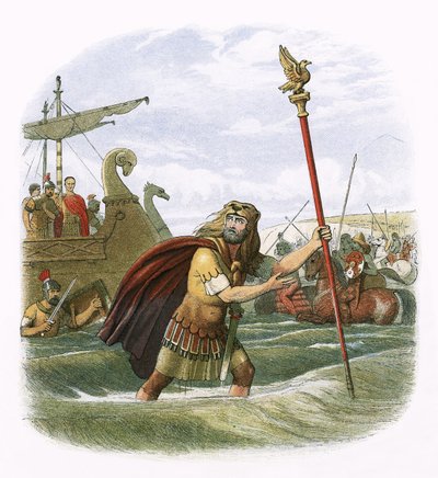 Julius Caesars Invasionsversuch im Jahr 55 v. Chr. von James William Edmund Doyle