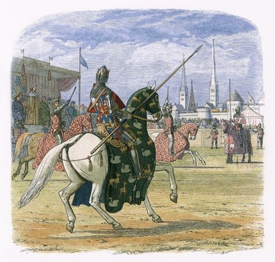 König Richard II. stoppt das Duell zwischen Hereford und Norfolk von James William Edmund Doyle