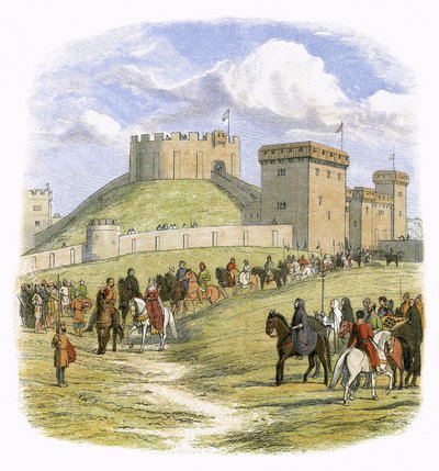Matilda darf sich aus Arundel zurückziehen von James William Edmund Doyle