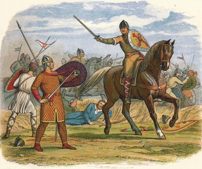 Robert von dem Schreiber Baudri gefangen genommen von James William Edmund Doyle