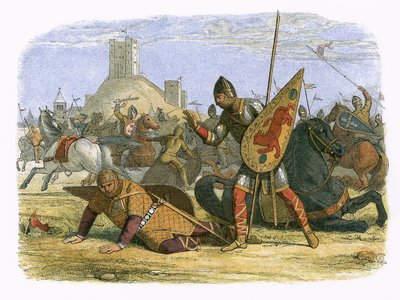 Robert verwundet seinen Vater, König Wilhelm I. von James William Edmund Doyle