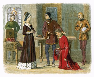 Der Earl von Warwick unterwirft sich Königin Margaret von James William Edmund Doyle