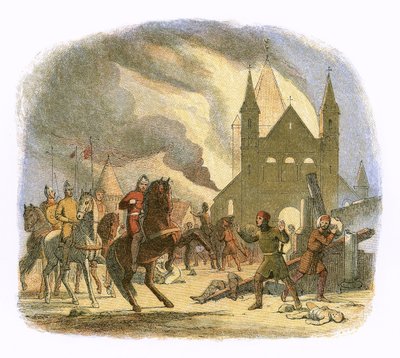 Wilhelm I. erleidet eine tödliche Verletzung in Mantes von James William Edmund Doyle