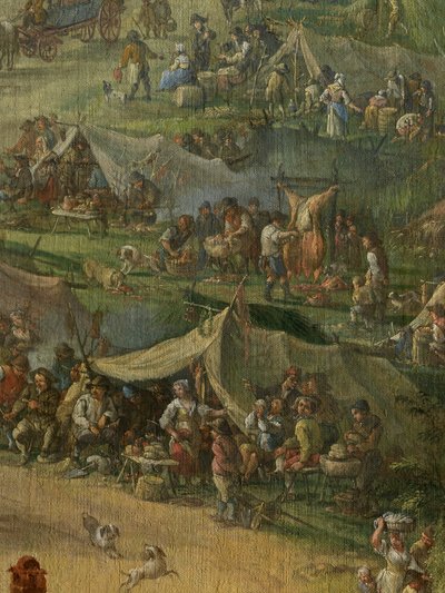 (Detail) Ausgrabung des Gent-Kanals von Jan Anton Garemyn