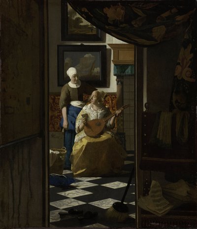 Der Liebesbrief, ca. 1669-70 von Johannes Vermeer