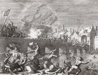 Belagerung von Maastricht von Jan (after) Luyken