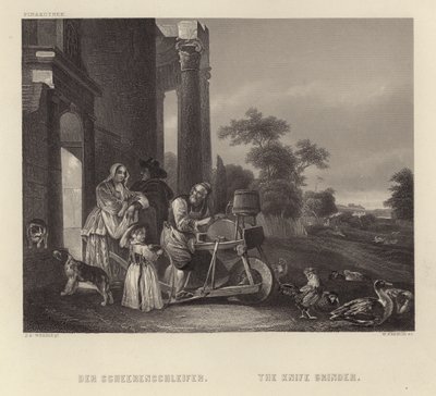 Der Messerschleifer von Jan Baptist Weenix
