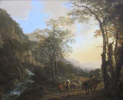 Südliche Berglandschaft mit ruhenden Hirten von Jan Both