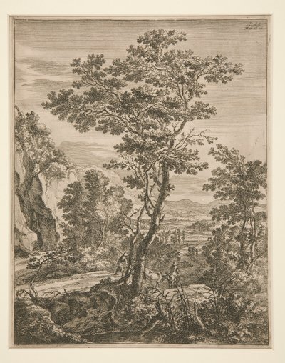 Landschaft mit einem großen Baum von Jan Both