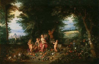 Landschaft mit Ceres (Allegorie der Erde) von Jan Brueghel the Younger