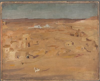 Friedhof in der Wüste. Aus einer Reise nach Ägypten von Jan Ciągliński