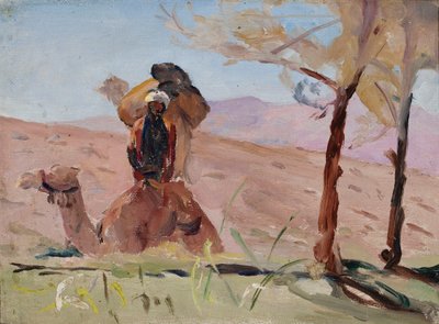 Wüste. Rast in den Bergen des Libanon. Aus der Reise nach Palästina von Jan Ciągliński