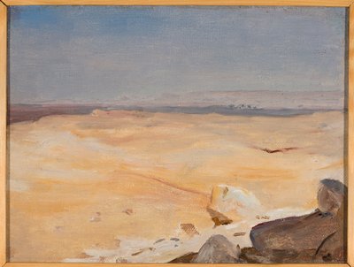 Wüstenmotiv. Aus einer Reise nach Ägypten von Jan Ciągliński
