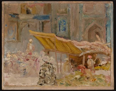 Samarkand - Obstmarkt. Aus der Reise nach Turkestan von Jan Ciągliński