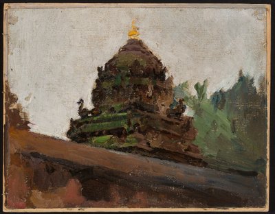 Alte Tempel in Madras. Aus einer Reise nach Indien von Jan Ciągliński