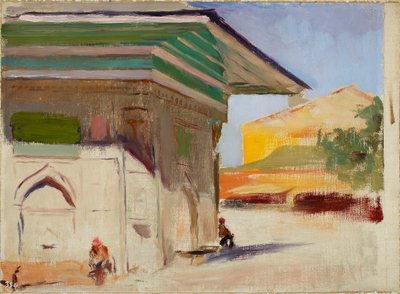 Straße einer südlichen Stadt. Aus der Reise nach Konstantinopel von Jan Ciągliński