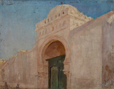 Kairouan (Eingang zur Moschee des Barbiers) von Jan Ciągliński
