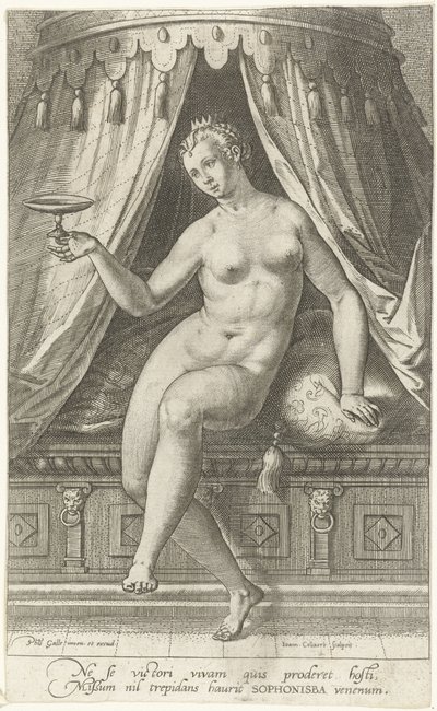 Tod von Sophonisba von Jan Collaert (II)