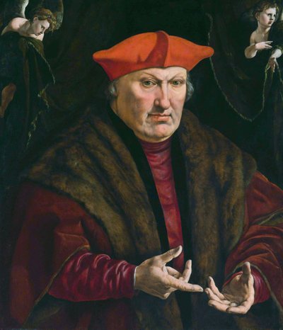 Porträt von Erard de la Marck (1472-1538). Fürstbischof von Lüttich von Jan Cornelisz Vermeyen