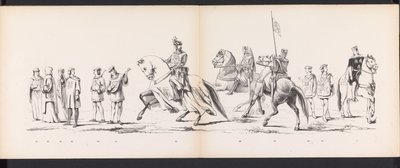 Maskerade der Leidener Studenten, 1865 (Platte 8) von Jan Daniël Cornelis Carel Willem baron de Constant Rebecque