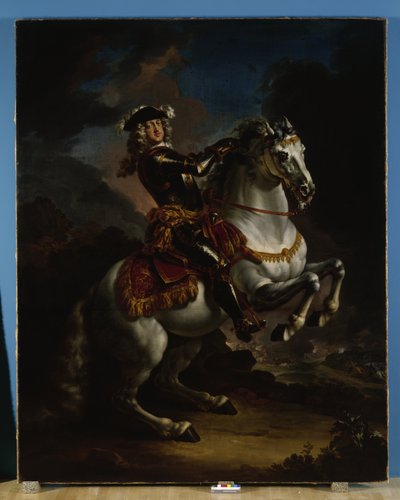 Kurfürst Johann Wilhelm von Pfalz-Neuburg zu Pferd von Jan Frans van Douven