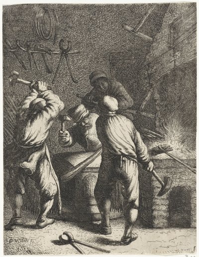 Schmiede Berufe (Serientitel) von Jan Gillisz. van Vliet