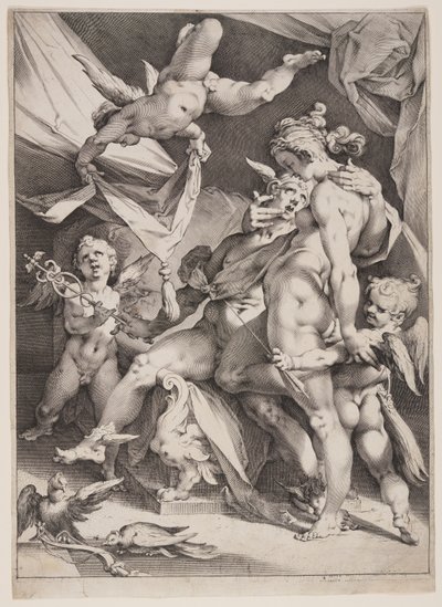Venus und Merkur von Jan Harmensz. Muller