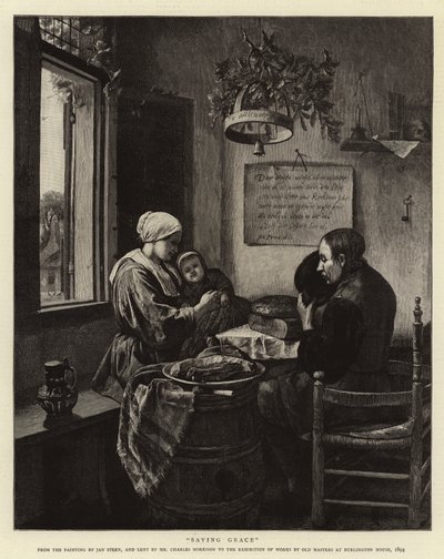 Tischgebet von Jan Havickszoon Steen