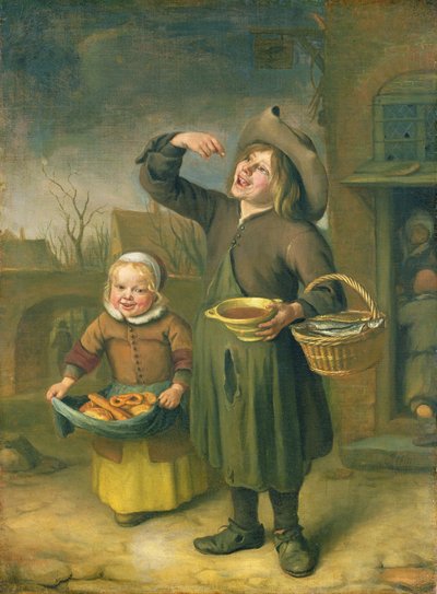 Der Sirupesser (Ein Junge leckt an Sirup) von Jan Havickszoon Steen