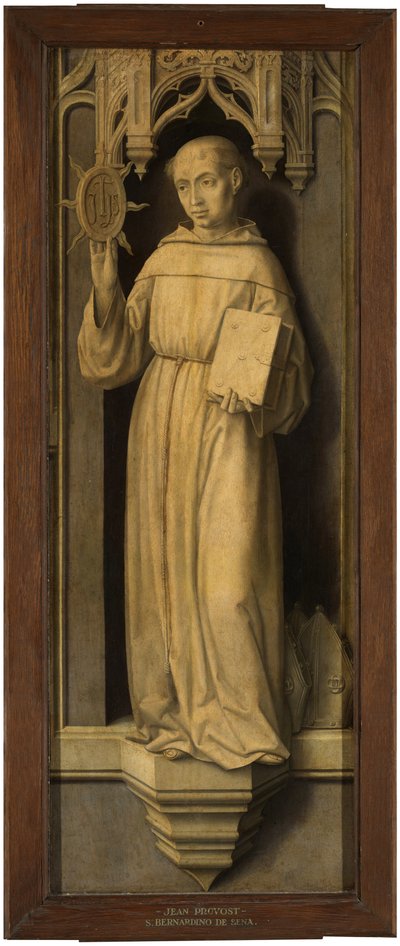 Heiliger Bernhardin von Siena von Jan II Provost
