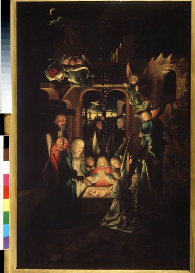 Die Geburt Christi (Die Heilige Nacht) von Jan Joest van Kalkar