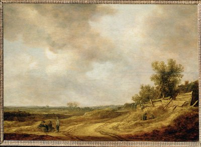 Flache Landschaft von Jan Josephsz van Goyen