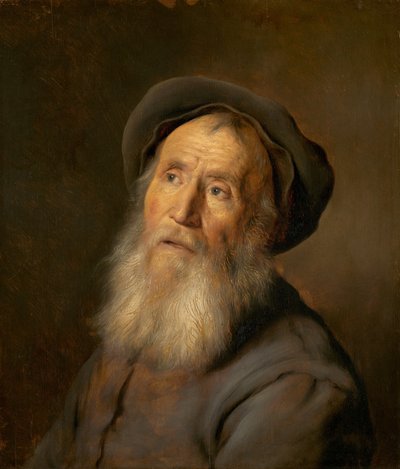 Bärtiger Mann mit Barett, ca. 1630 von Jan Lievens
