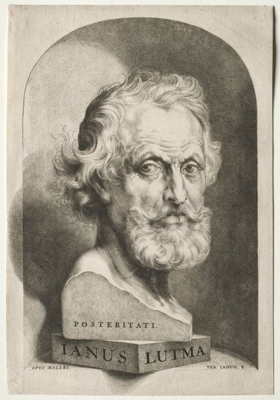 Porträt von Janus Lutma der Ältere von Jan Lutma II