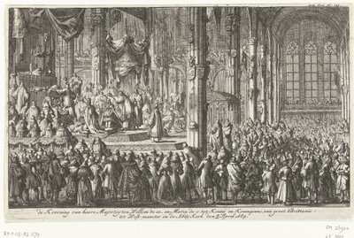 Krönung von Wilhelm III., 1689 von Jan Luyken