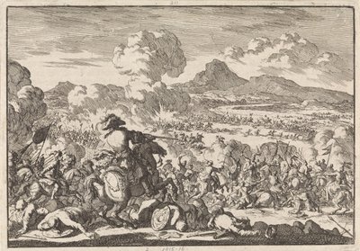 Sieg von Prinz Eugen über die Türken an der Theiß, 1697 von Jan Luyken