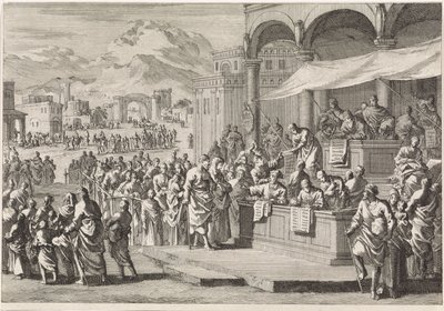 Volkszählung in Bethlehem von Jan Luyken