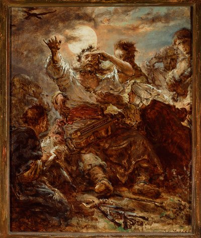 Skizze zum Gemälde „Wernyhora“ von Jan Matejko