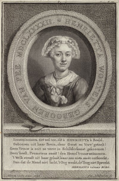Porträt von Henrietta van Pee von Jan Maurits Quinckhardt