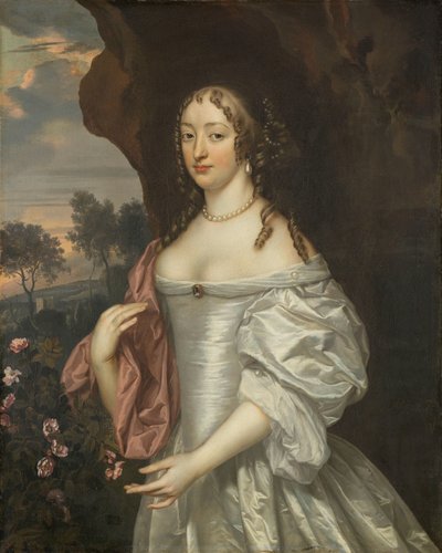 Porträt von Jacoba van Orliens, Ehefrau von Jacob de Witte von Haamstede von Jan Mijtens