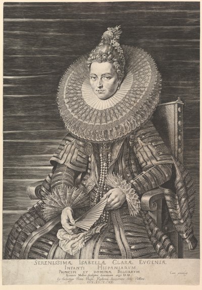 Porträt von Isabella Clara Eugenia, Gouverneurin der südlichen Niederlande, 1615 von Jan Muller