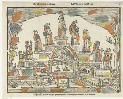 Treppe des Alters Des Menschen Auf- und Niedergang von Jan Nieuwenhuyzen