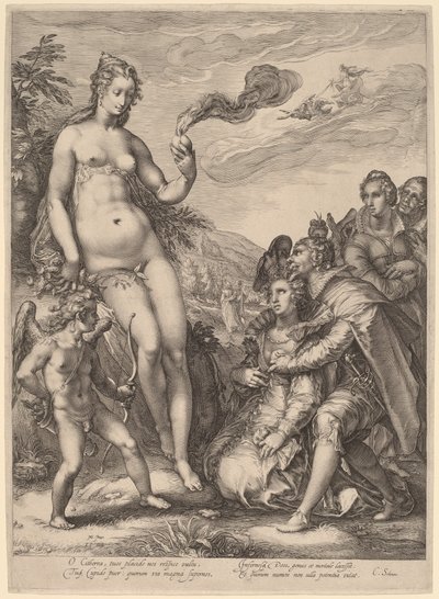 Der Kult der Venus von Jan Pietersz Saenredam, after Hendrik Goltzius