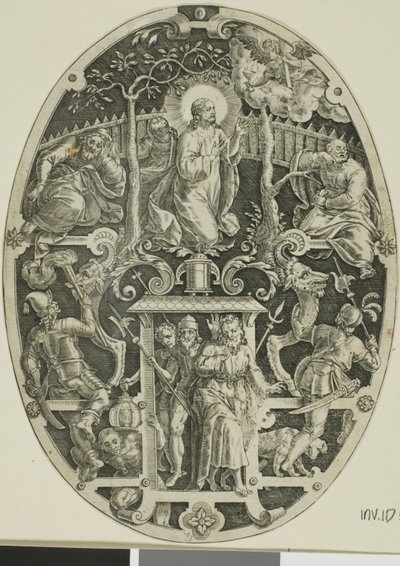 Agonie im Garten, aus Passion Christi von Jan Sadeler I