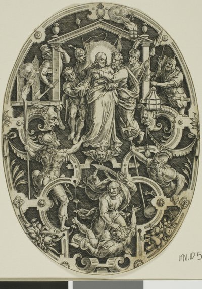 Verrat an Christus, aus Passion Christi von Jan Sadeler I