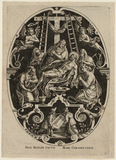 Klage, aus der Passion Christi von Jan Sadeler I