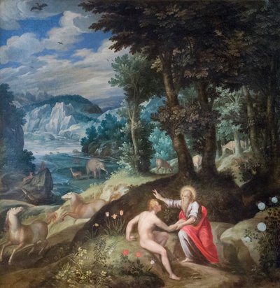 Erschaffung Adams, ca. 1586-89 von Jan Soens