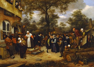 村の結婚 von Jan Steen