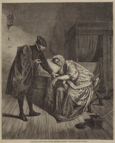 Ein Arzt und Patient des sechzehnten Jahrhunderts von Jan Havickszoon Steen